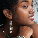 Seed pod earrings