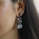 Navratna earrings