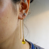 It was all yellow earrings