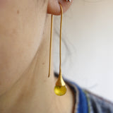 It was all yellow earrings