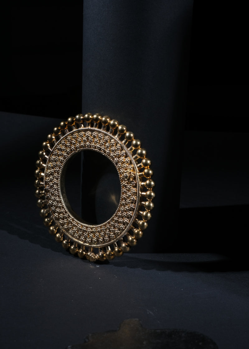 Gold plated vintage bangle