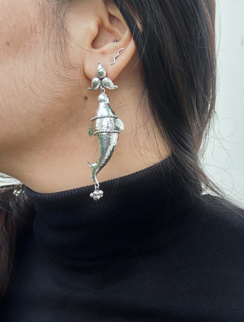 Jhasa fish earrings