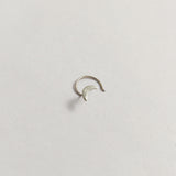 Crescent nose pin