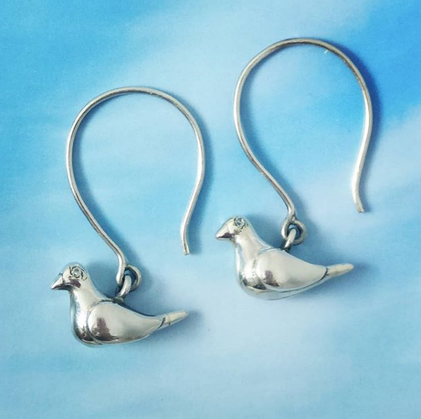 Petit bird earrings