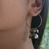 Sanyukta hoop earrings