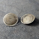 Disk earrings