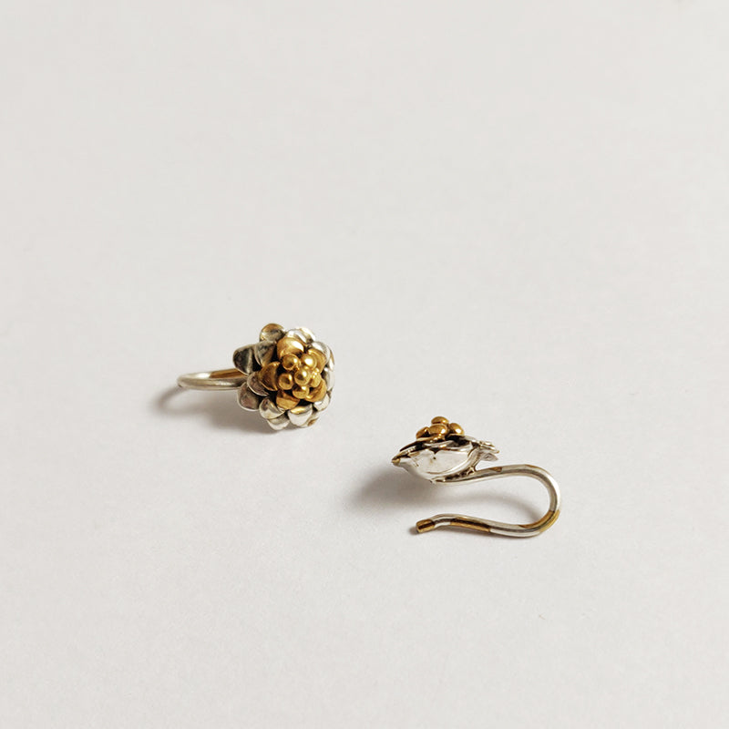 Bloem nose pin (two toned)
